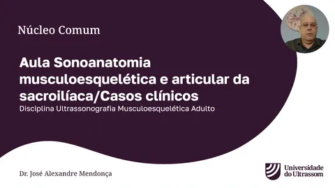 Aula: Sonoanatomia musculoesquelética e articular da sacroilíaca / casos clínicos